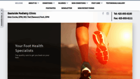 What Eastsidepodiatryclinic.com website looked like in 2021 (3 years ago)
