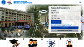 What Elearning.hpmu.edu.vn website looked like in 2021 (3 years ago)