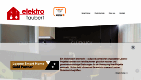 What Elektro-taubert.de website looked like in 2021 (3 years ago)