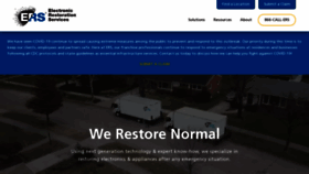 What Electronicrestoration.com website looked like in 2021 (3 years ago)
