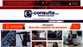 What E-consulta.com website looked like in 2021 (3 years ago)