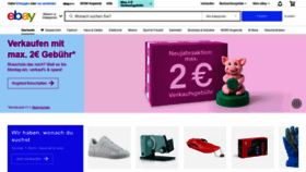 What Ebay.de website looked like in 2021 (3 years ago)