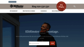 What Elitfonsterpaplats.se website looked like in 2021 (3 years ago)