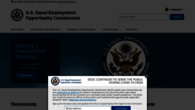 What Eeoc.gov website looked like in 2021 (3 years ago)