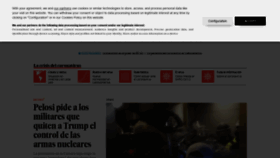 What Elpais.com website looked like in 2021 (3 years ago)