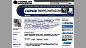 What Everymac.com website looked like in 2021 (3 years ago)