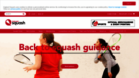 What Englandsquashandracketball.com website looked like in 2021 (3 years ago)