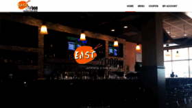 What Eastmoonsteakhouse.com website looked like in 2021 (3 years ago)