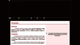 What Executor-pitesti.ro website looked like in 2021 (3 years ago)