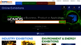 What Expo21xx.com website looked like in 2021 (3 years ago)
