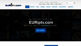 What Euriptv.com website looked like in 2021 (3 years ago)