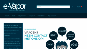 What Evapor.nl website looked like in 2021 (3 years ago)