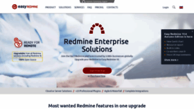 What Easyredmine.com website looked like in 2021 (3 years ago)