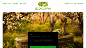 What Ecocoffin.com website looked like in 2021 (3 years ago)