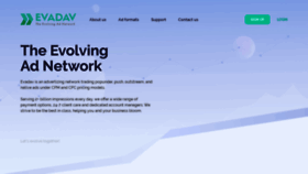 What Evadav.com website looked like in 2021 (3 years ago)