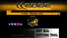 What Edgeproduction.com website looked like in 2021 (3 years ago)