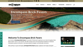 What Encompassbrickpavers.com website looked like in 2021 (3 years ago)