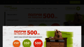 What Expert-mebel.com.ua website looked like in 2021 (3 years ago)