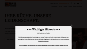What Erndl-kuechen.de website looked like in 2021 (3 years ago)