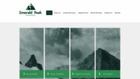 What Emeraldpeak-pe.com website looked like in 2021 (3 years ago)