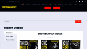 What Ericthecarguy.com website looked like in 2021 (3 years ago)