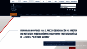 What Epn.edu.ec website looked like in 2021 (4 years ago)