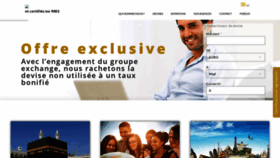 What Exchangemaroc.com website looked like in 2021 (3 years ago)