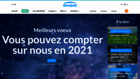 What Engie.com website looked like in 2021 (3 years ago)