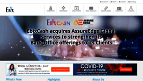 What Ebix.com website looked like in 2021 (3 years ago)