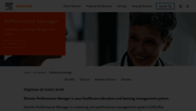 What Elsevierperformancemanager.com website looked like in 2021 (3 years ago)