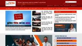 What E-connecthaiphong.edu.vn website looked like in 2021 (3 years ago)