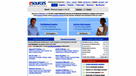 What Esources.co.uk website looked like in 2021 (3 years ago)