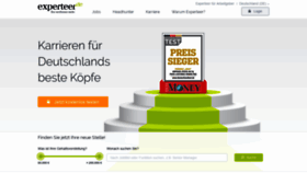 What Experteer.de website looked like in 2021 (4 years ago)