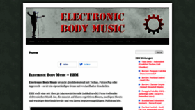 What Electronic-body-music.eu website looked like in 2021 (3 years ago)