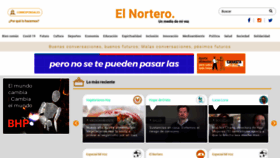 What Elnortero.cl website looked like in 2021 (5 years ago)