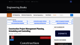 What Engineeringbooks.me website looked like in 2021 (3 years ago)