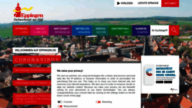 What Eppingen.de website looked like in 2021 (3 years ago)