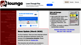 What Esl-lounge.com website looked like in 2021 (3 years ago)