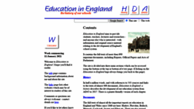 What Educationengland.org.uk website looked like in 2021 (3 years ago)