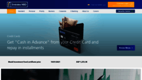 What Emiratesnbd.com.eg website looked like in 2021 (4 years ago)