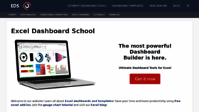 What Exceldashboardschool.com website looked like in 2021 (3 years ago)