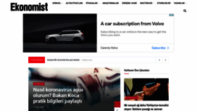 What Ekonomist.com.tr website looked like in 2021 (4 years ago)