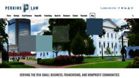 What Ericperkinslaw.com website looked like in 2021 (3 years ago)