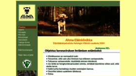 What Eahma.fi website looked like in 2021 (3 years ago)