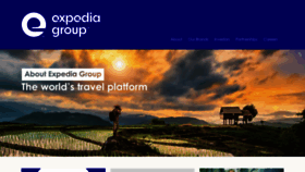 What Expediagroup.com website looked like in 2021 (3 years ago)