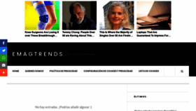 What Emagtrends.com website looked like in 2021 (3 years ago)