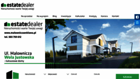 What Estatedealer.net website looked like in 2021 (3 years ago)
