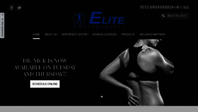What Elitechiroonline.com website looked like in 2021 (3 years ago)
