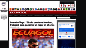 What Ecuagol.com website looked like in 2021 (3 years ago)
