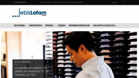 What Ebizlatam.com website looked like in 2021 (3 years ago)